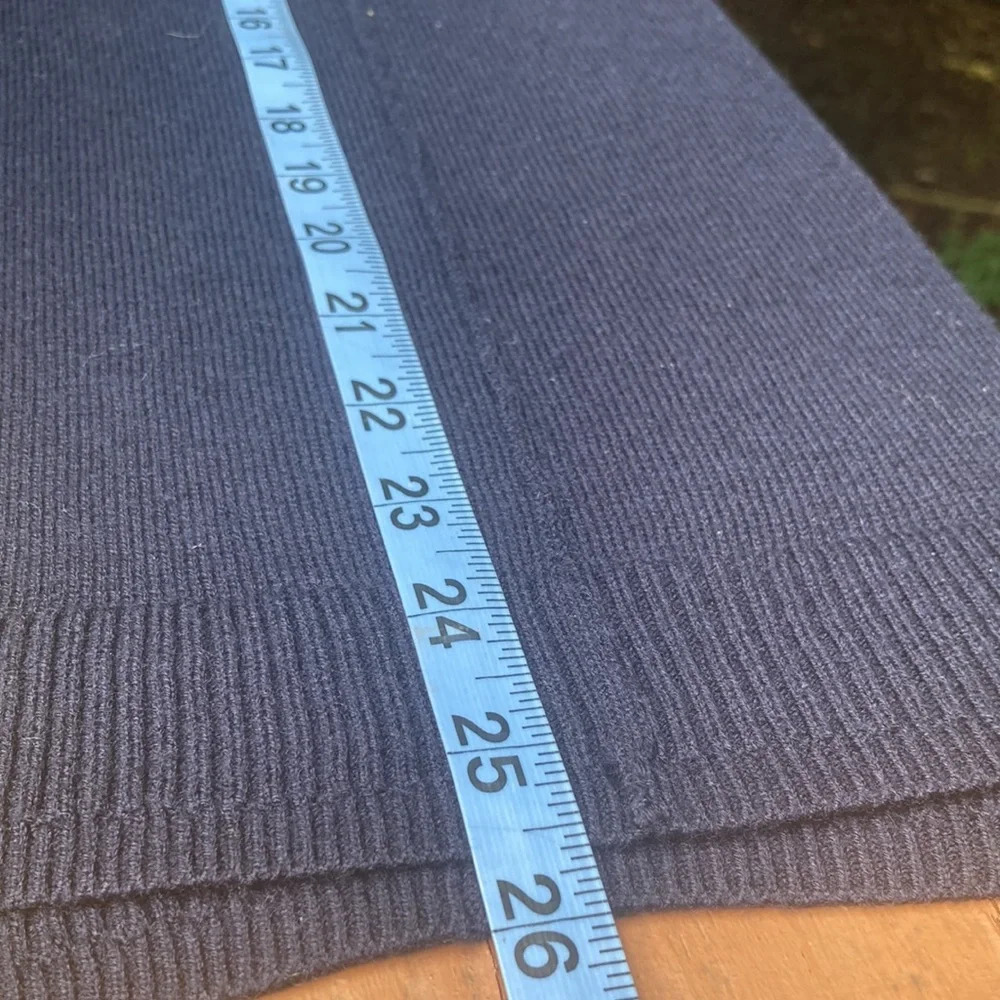 Crown & Ivy blue cotton wool blend cape